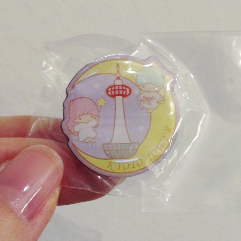 Little Twin Stars - Kyoto Tower Pin - 3/$25